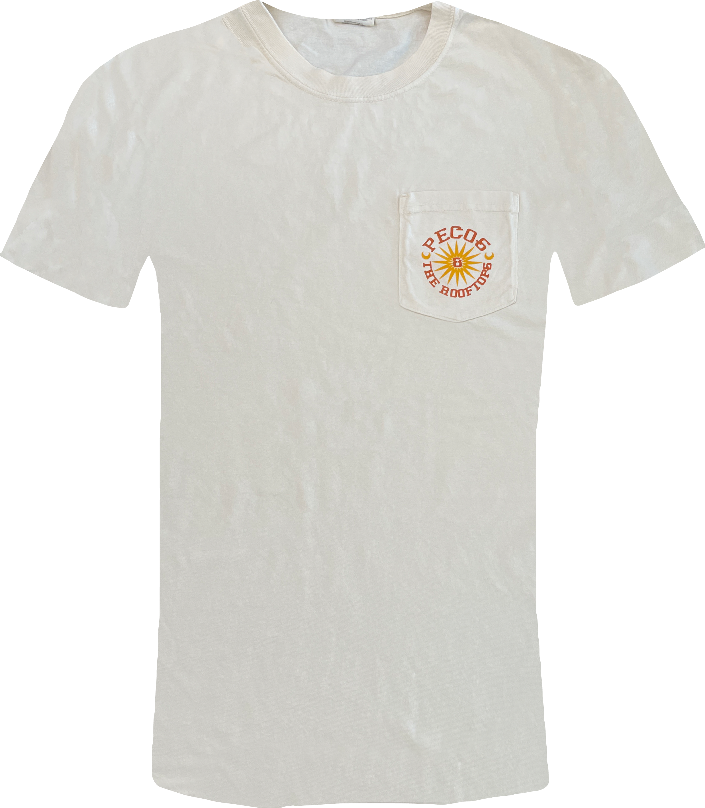 Ivory Sunrise Pocket Tee – Pecos & the Rooftops Merch