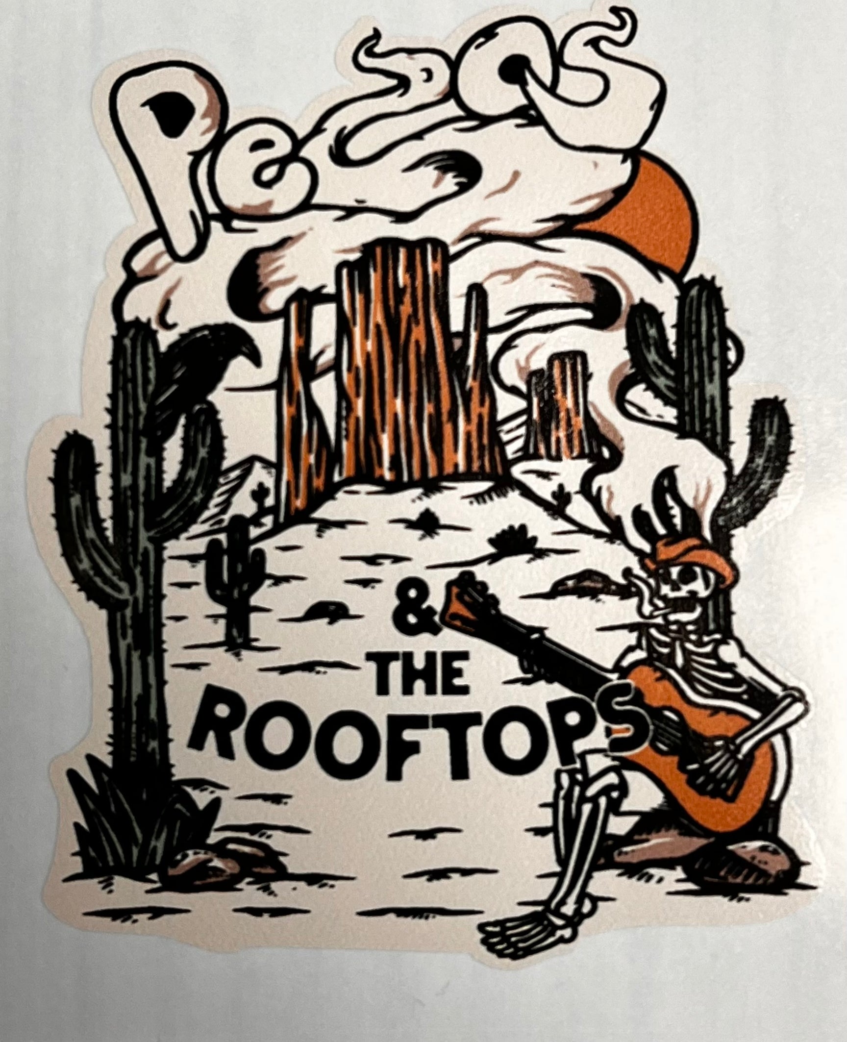 STICKERS Pecos & the Rooftops Merch